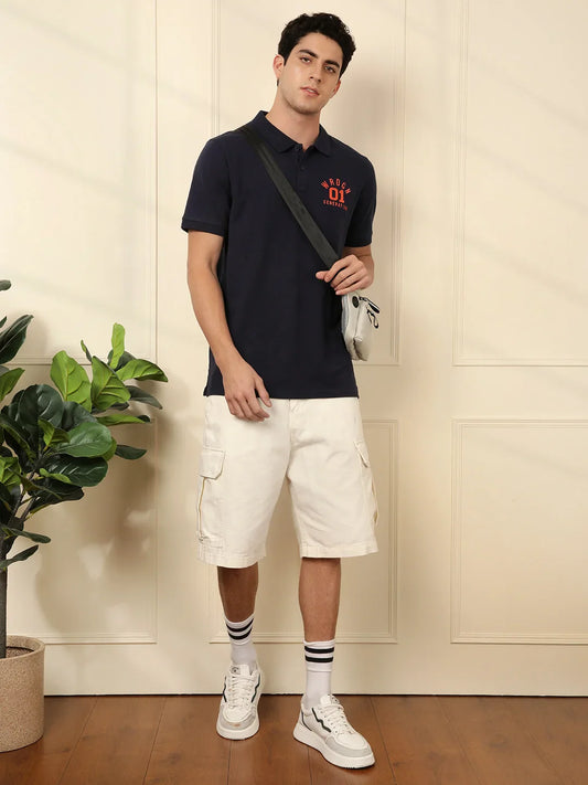 Wrogn 01 Blue Polo T-Shirt