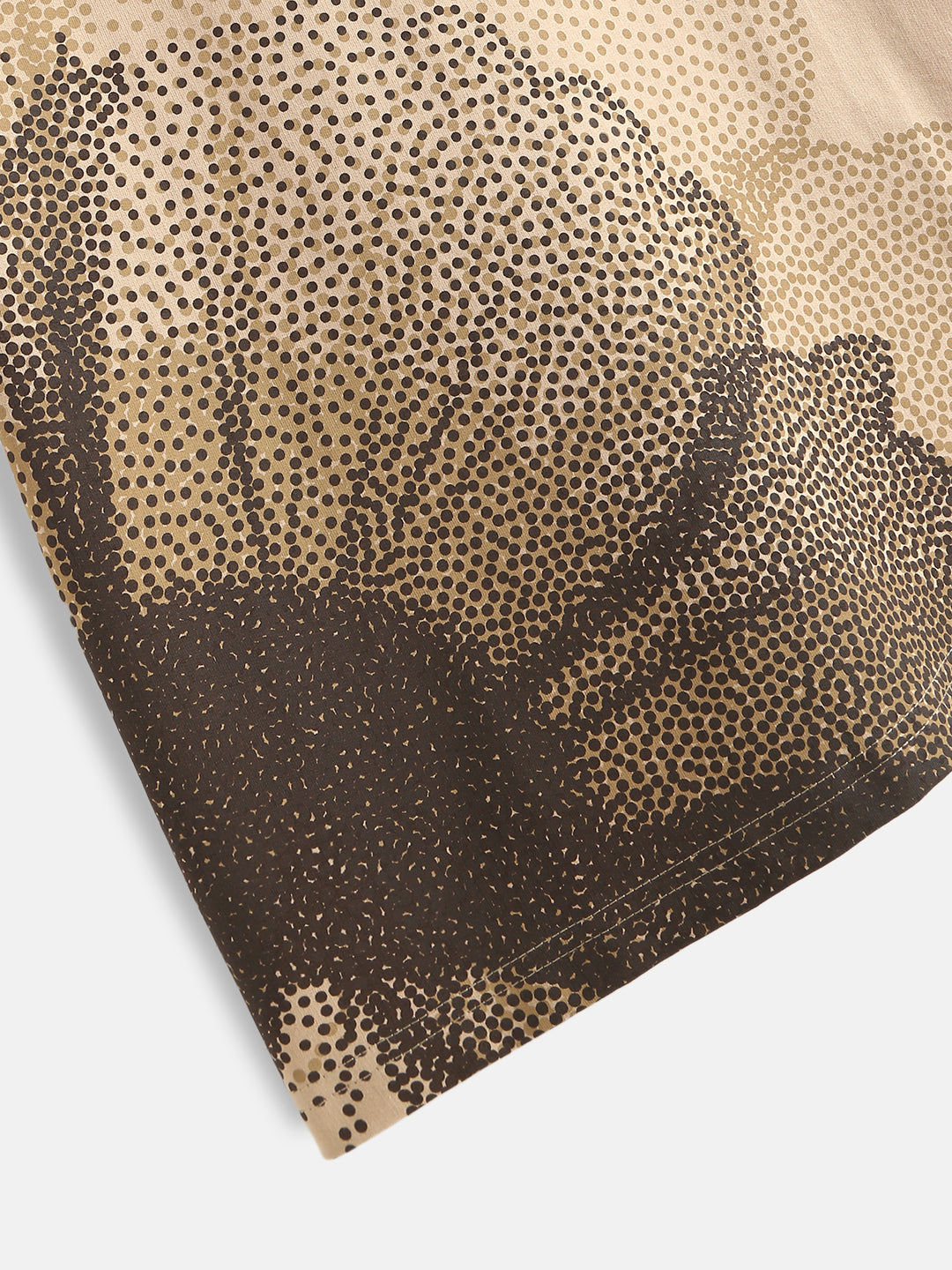 Floral Printed Oversized Fit T-Shirt | Beige