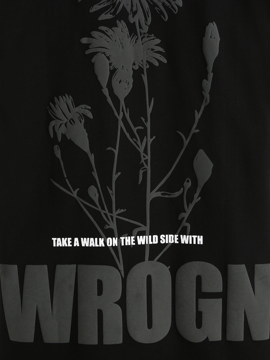 Solid Oversized Fit T-Shirt | Black