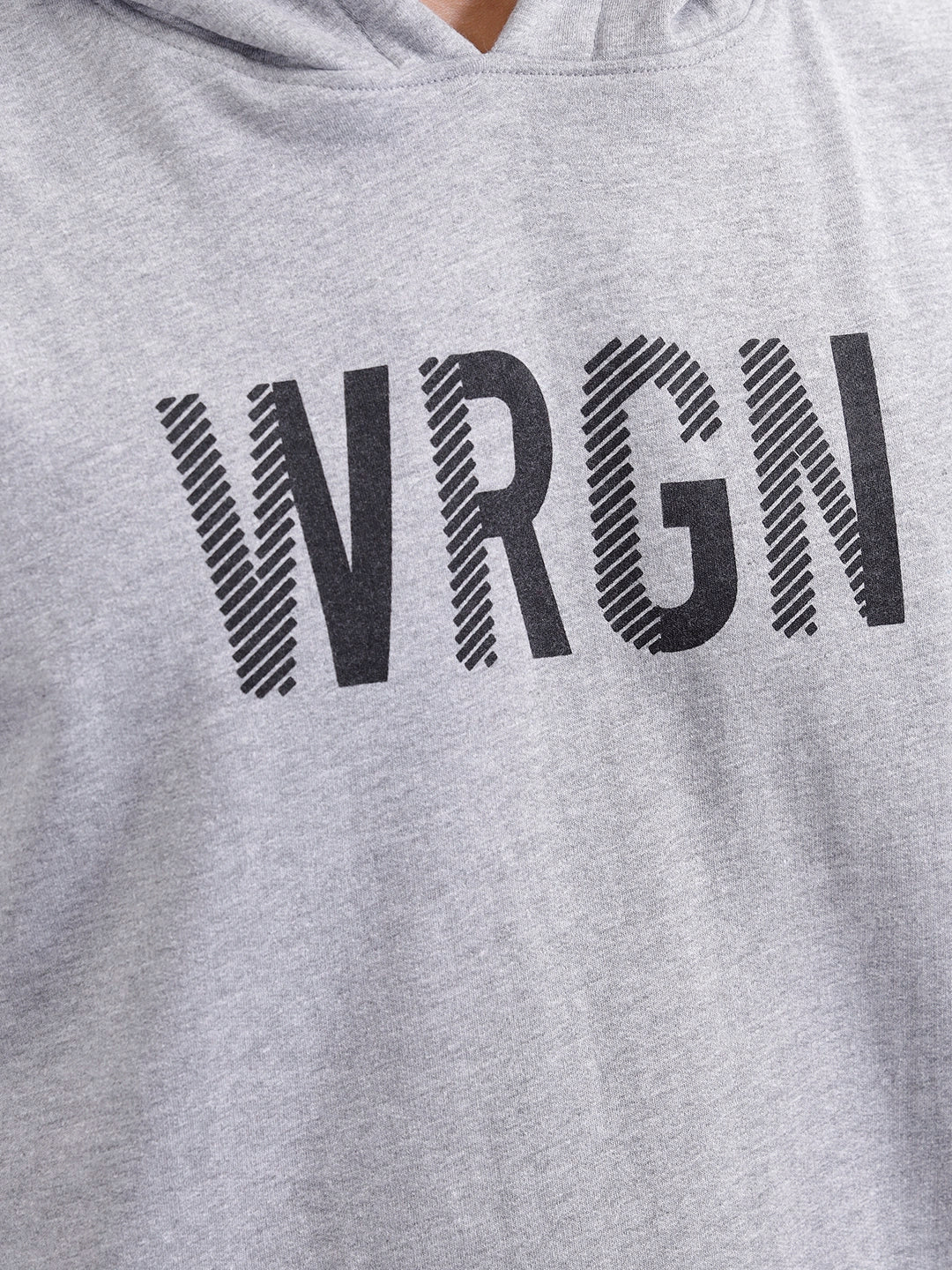 Wrogn Graphic Printed Oversized Fit Sweatshirt | Grey