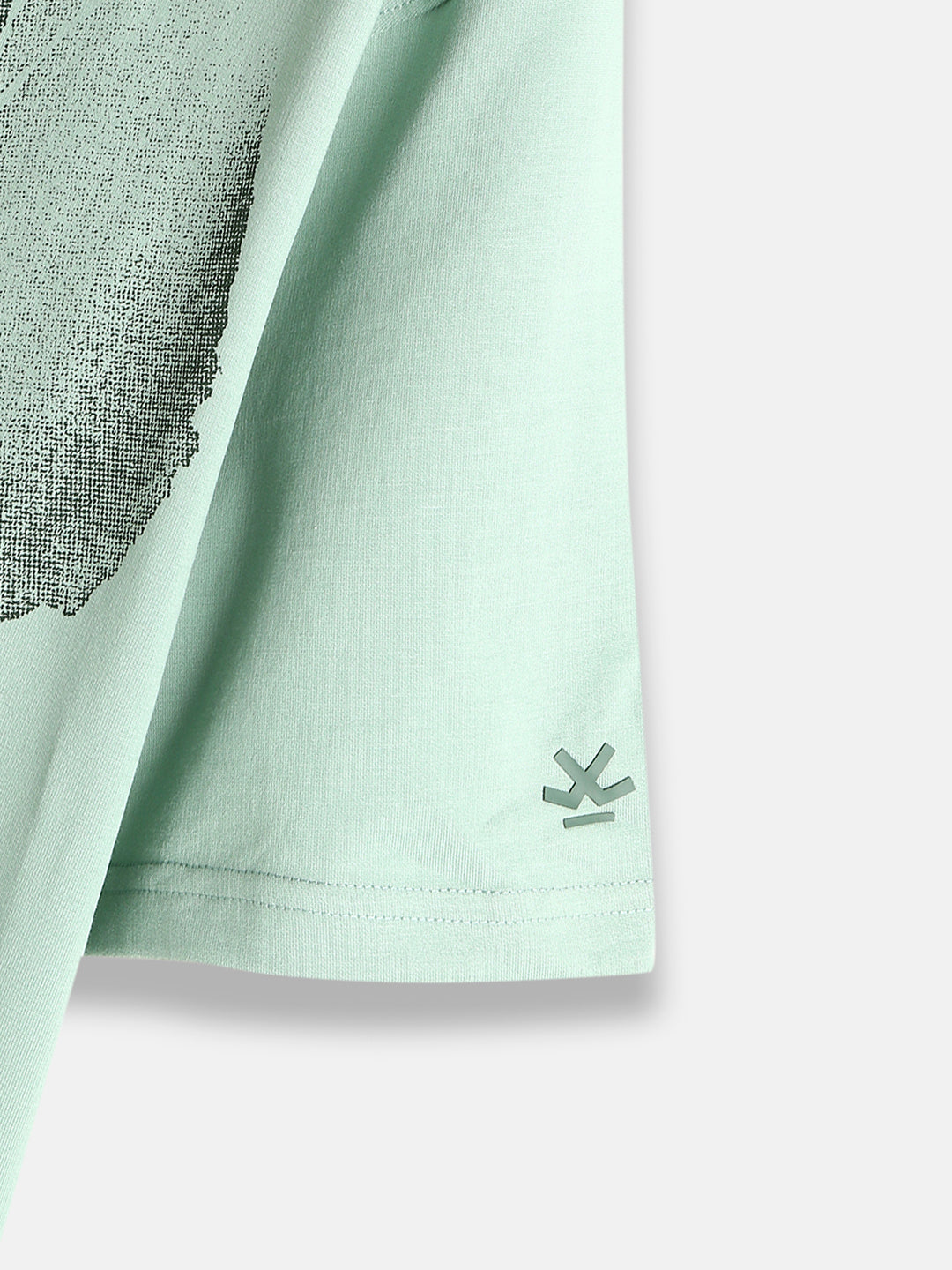 Heavy GSM Watercolour Floral Printed T-Shirt | Green