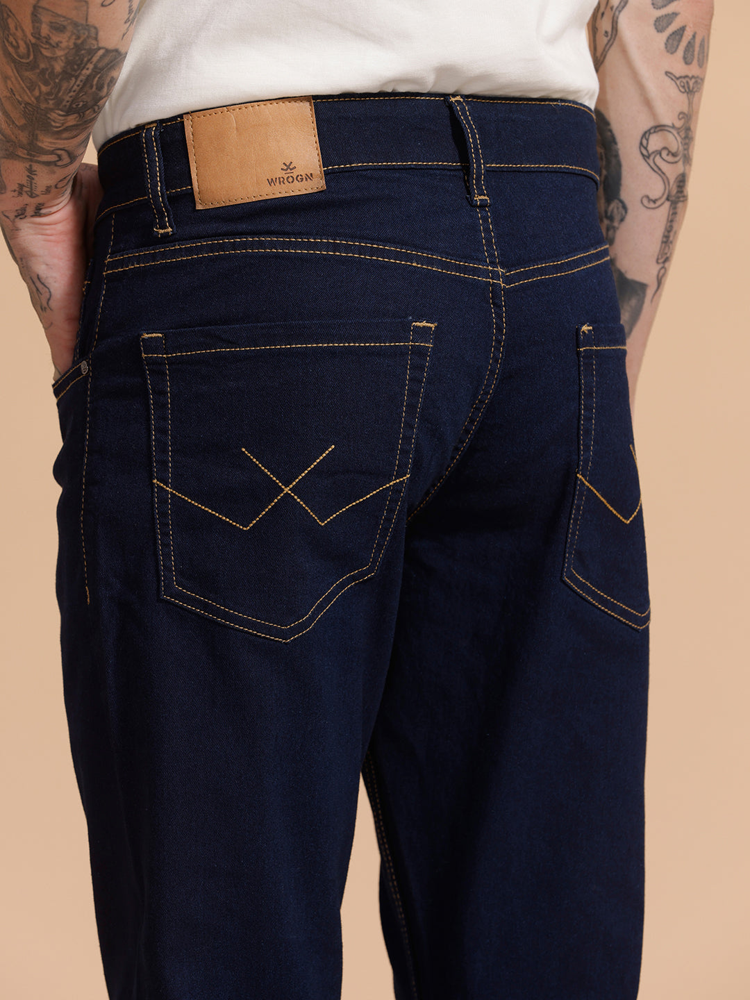 Casual Slim Fit Jeans | Dark Blue
