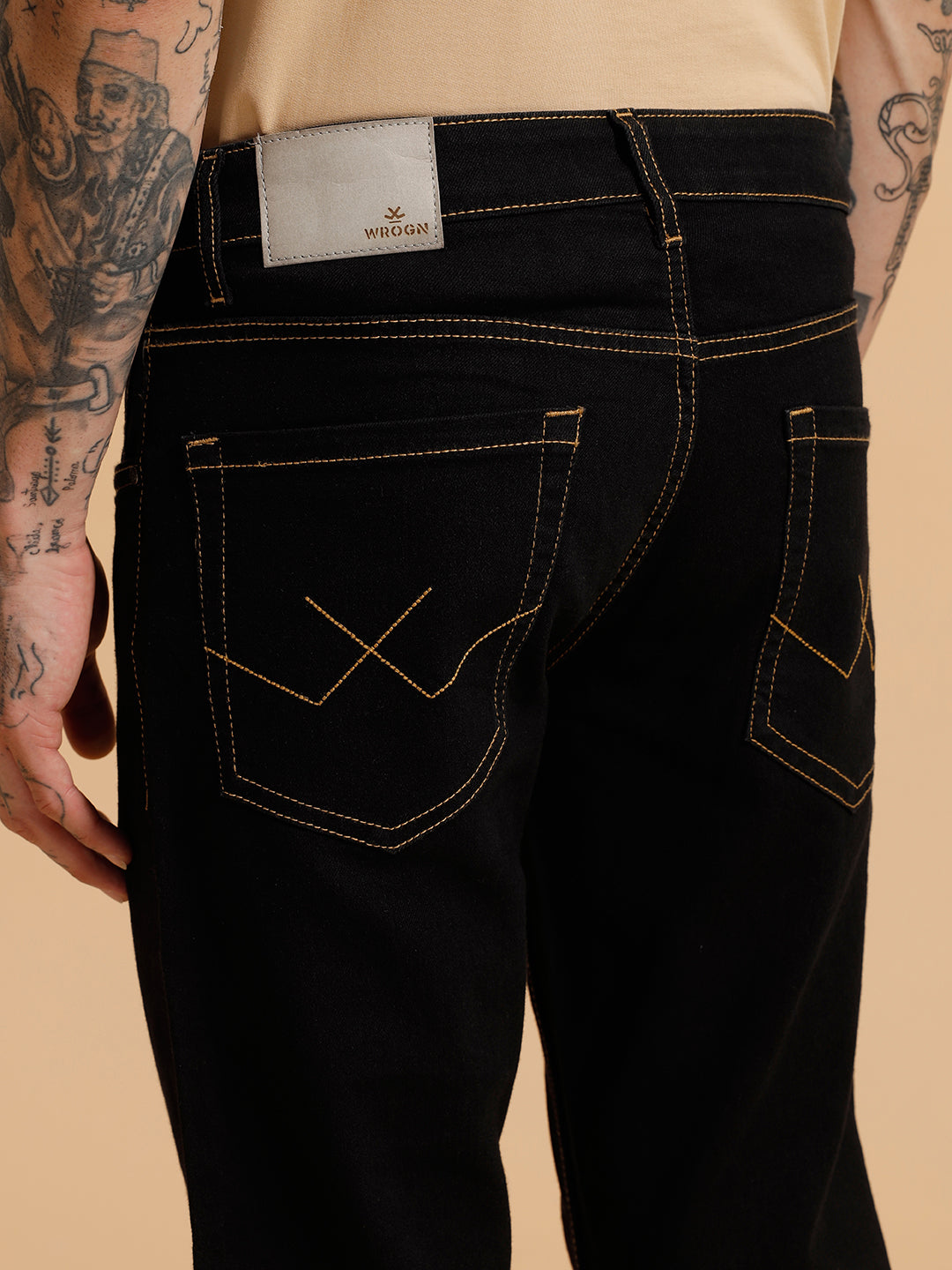 Casual Slim Fit Jeans | Black