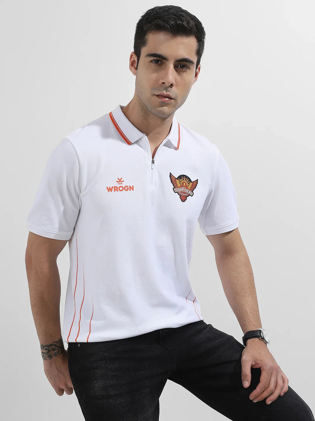 Sunrisers Hyderabad 2025 Limited Edition Polo T-Shirt | White