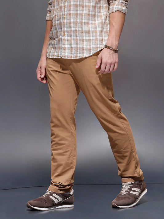 Casual Slim Fit Trouser  | Brown