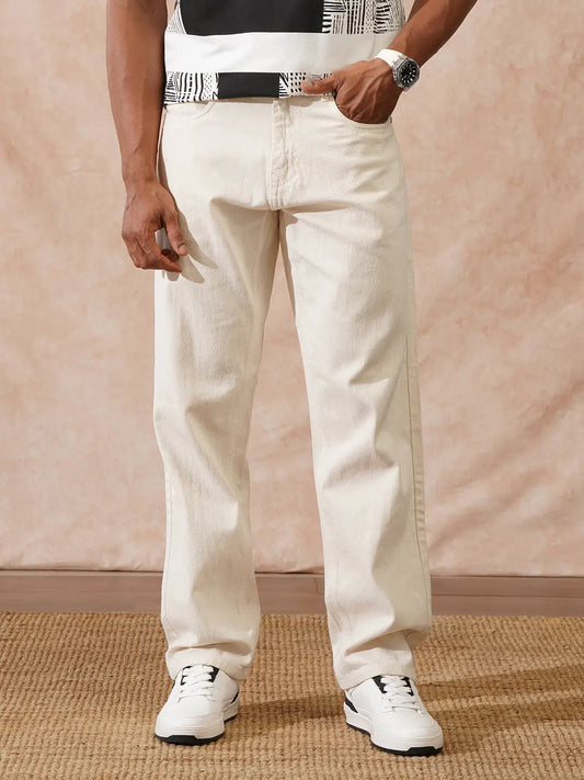 Casual Anti Fit Jeans | Off White