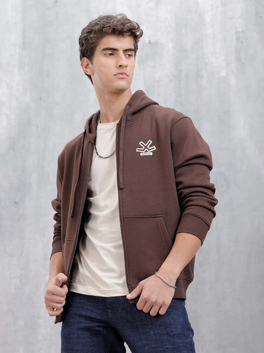 All-Day Casual Comfort Fit Hooded Sweatshirt | Java