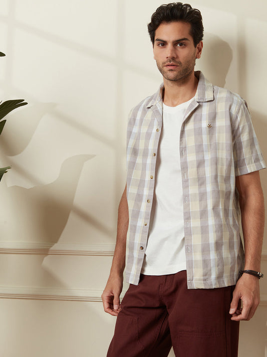 Casual Corduroy Resort Fit Shirt | Pink