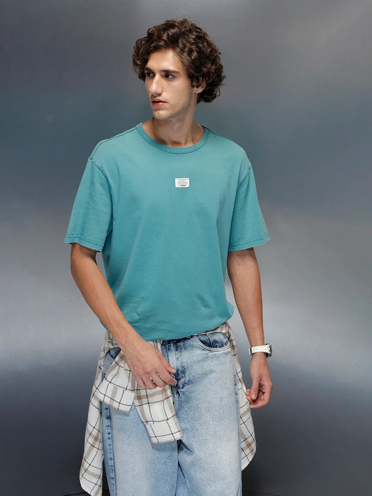 Wrogn Oversized Classic T-shirt | Green