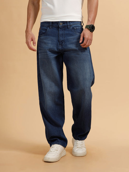 Casual Loose Fit Jeans | Blue