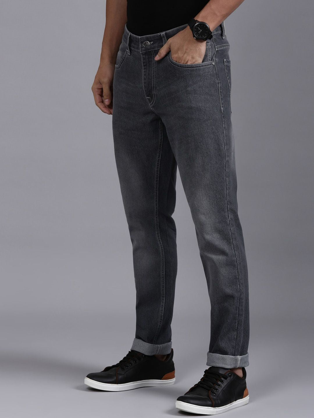 Bold Grey Apex Jeans