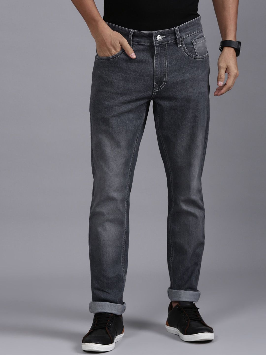 Bold Grey Apex Jeans