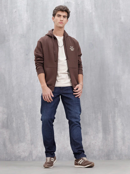 All-Day Casual Comfort Fit Hooded Sweatshirt | Java