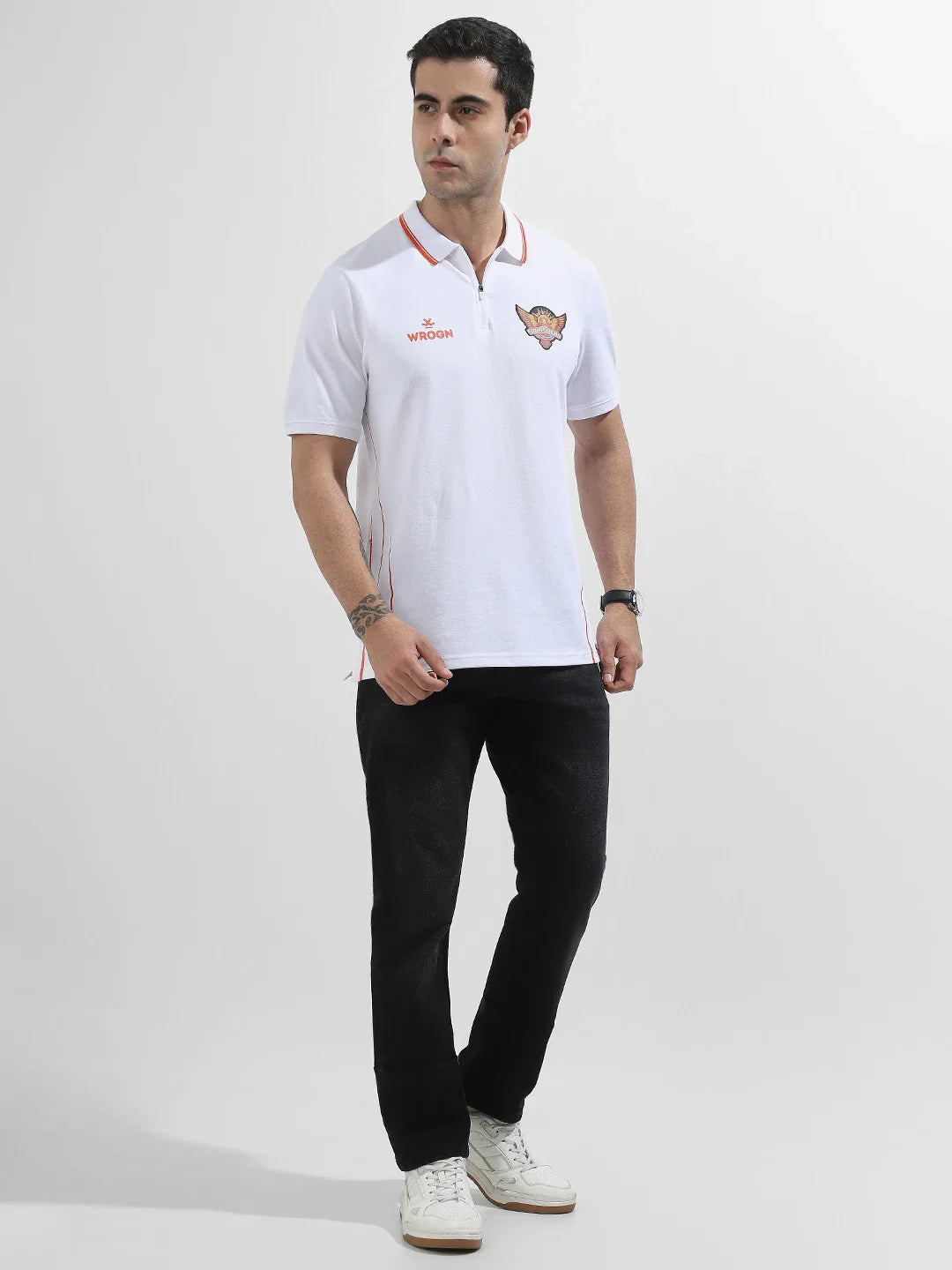 Sunrisers Hyderabad 2025 Limited Edition Polo T-Shirt | White