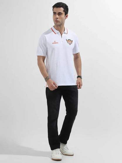 Sunrisers Hyderabad 2025 Limited Edition Polo T-Shirt | White