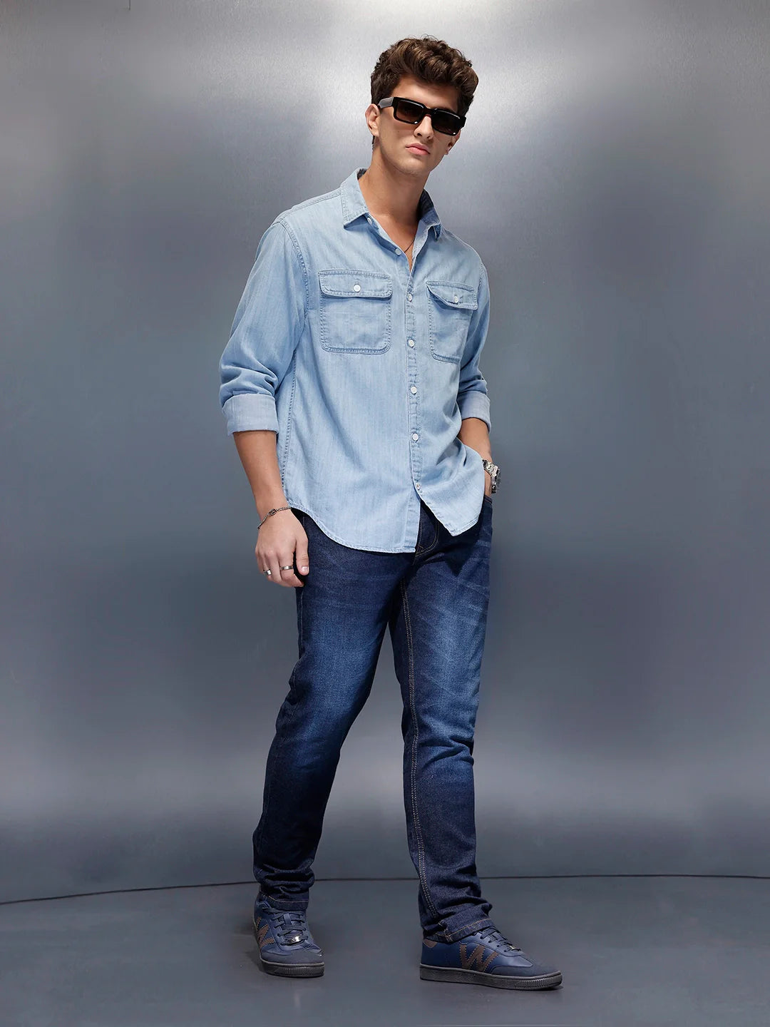 Casual Slim Fit Denim Jeans  | Blue