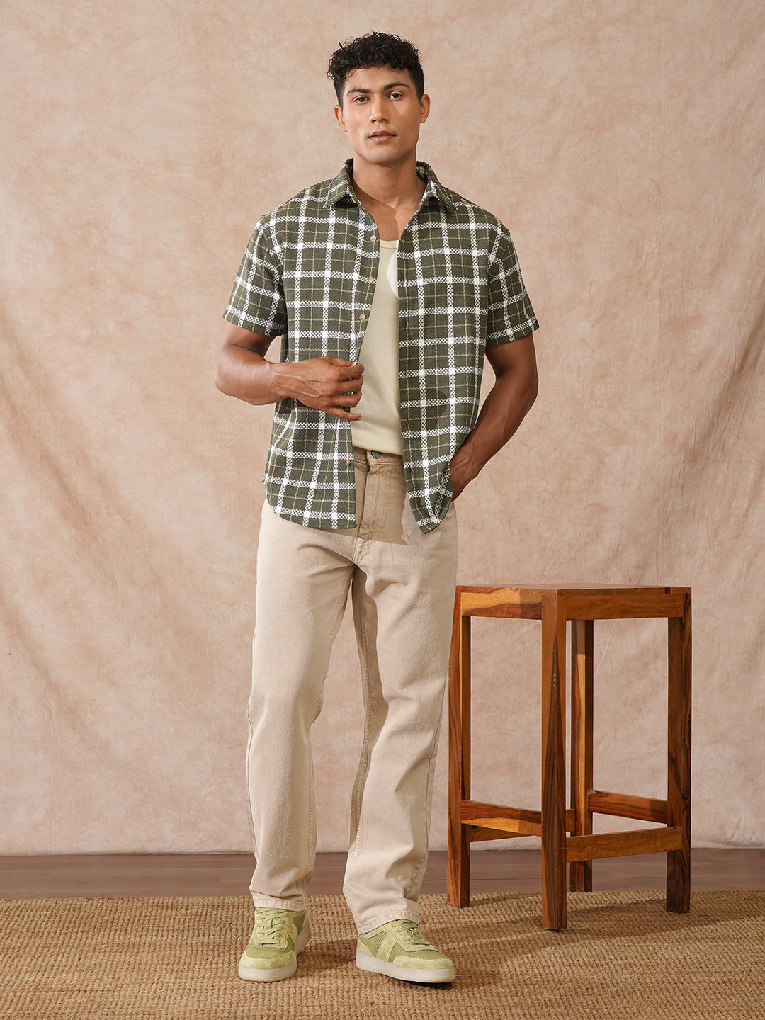 Casual Relaxed Fit Jeans | Beige