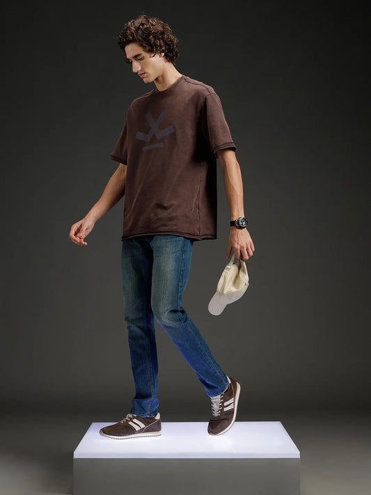 Wrogn Men's Slim Fit Denim Jeans |  Blue