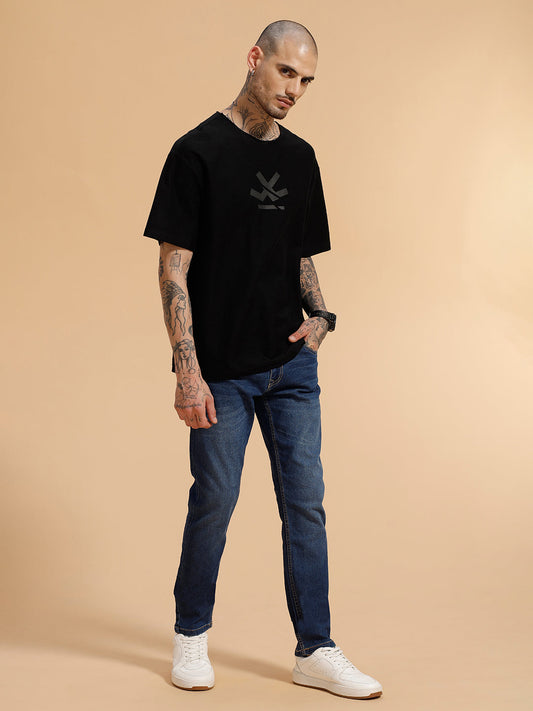 Casual Faded Slim Fit Jeans | Blue
