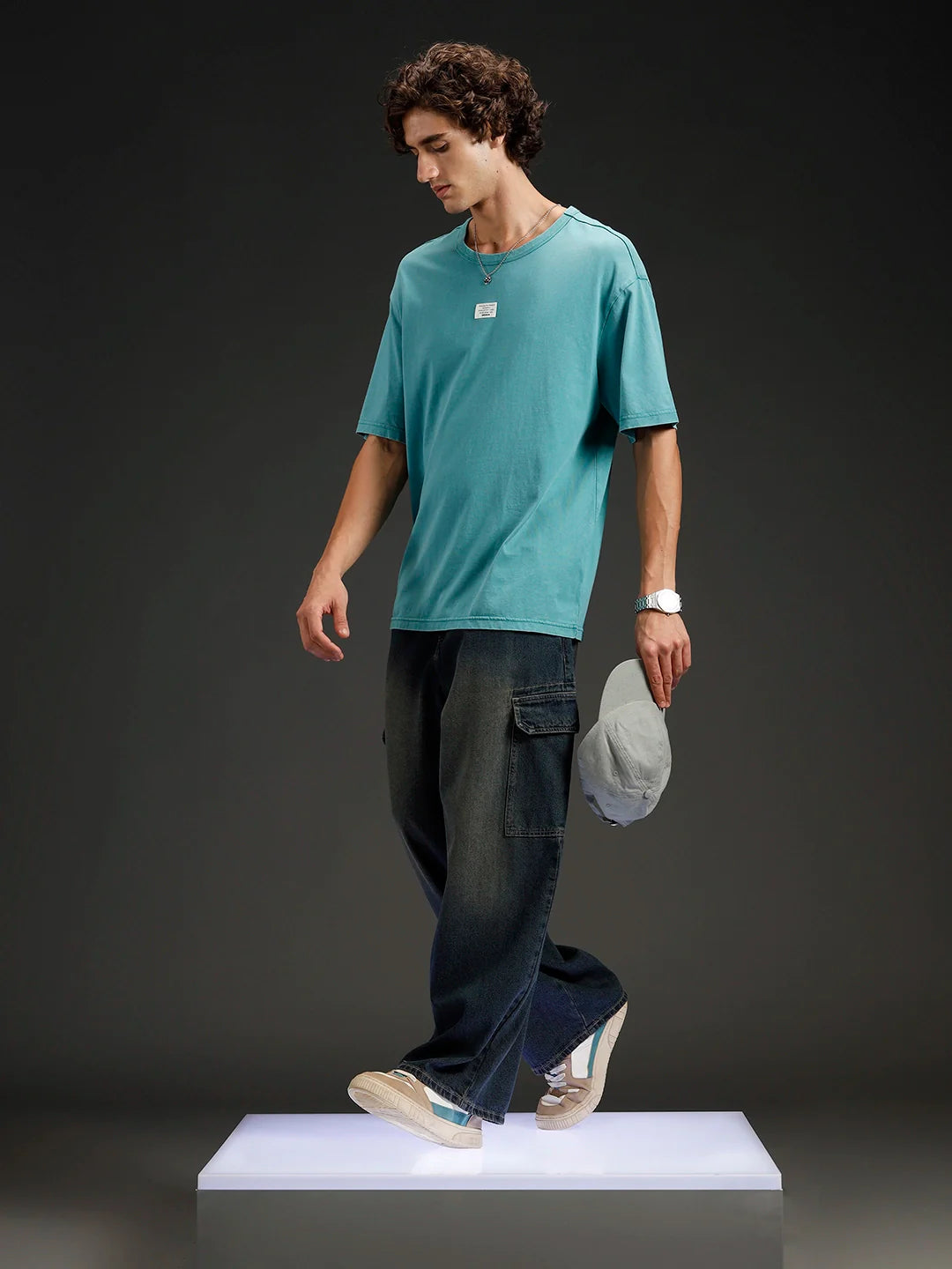 Wrogn Oversized Classic T-shirt | Green