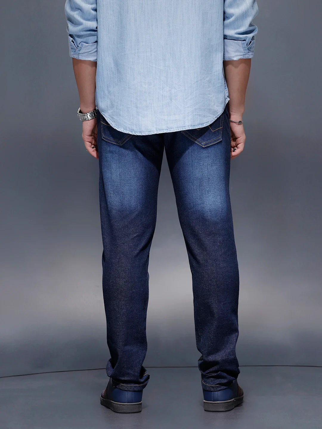 Casual Slim Fit Denim Jeans  | Blue