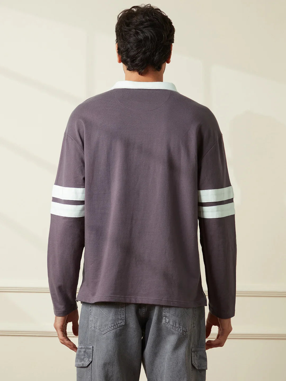 Heavy GSM Varsity Polo T-Shirt | Purple