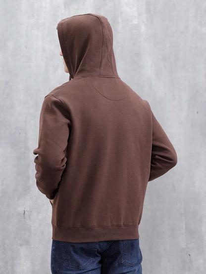 All-Day Casual Comfort Fit Hooded Sweatshirt | Java