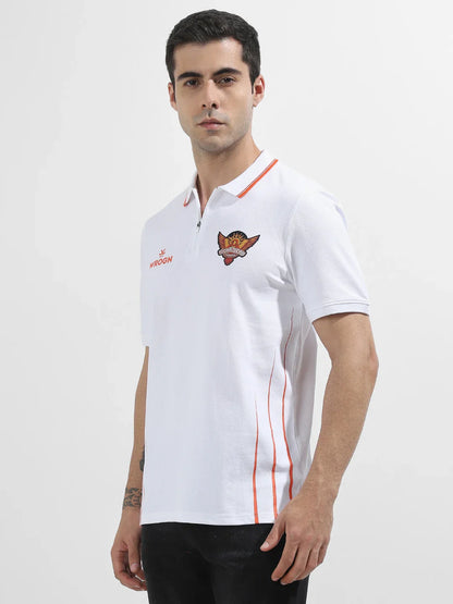 Sunrisers Hyderabad 2025 Limited Edition Polo T-Shirt | White