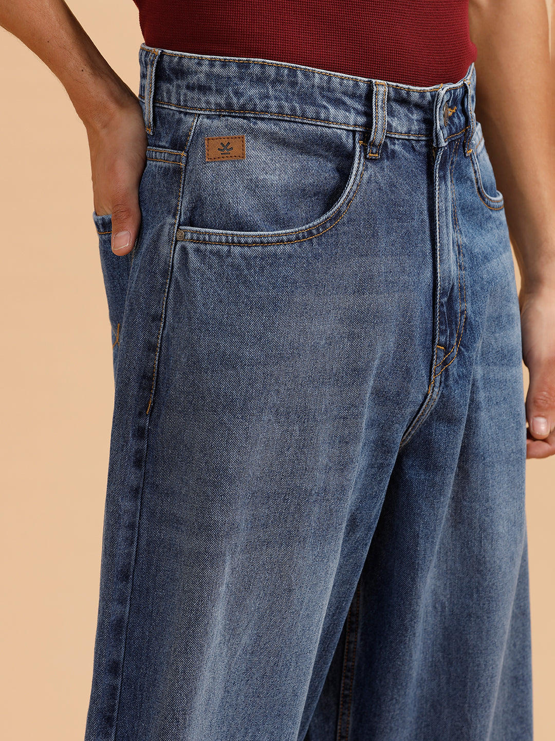 Casual Baggy Fit Jeans | Blue