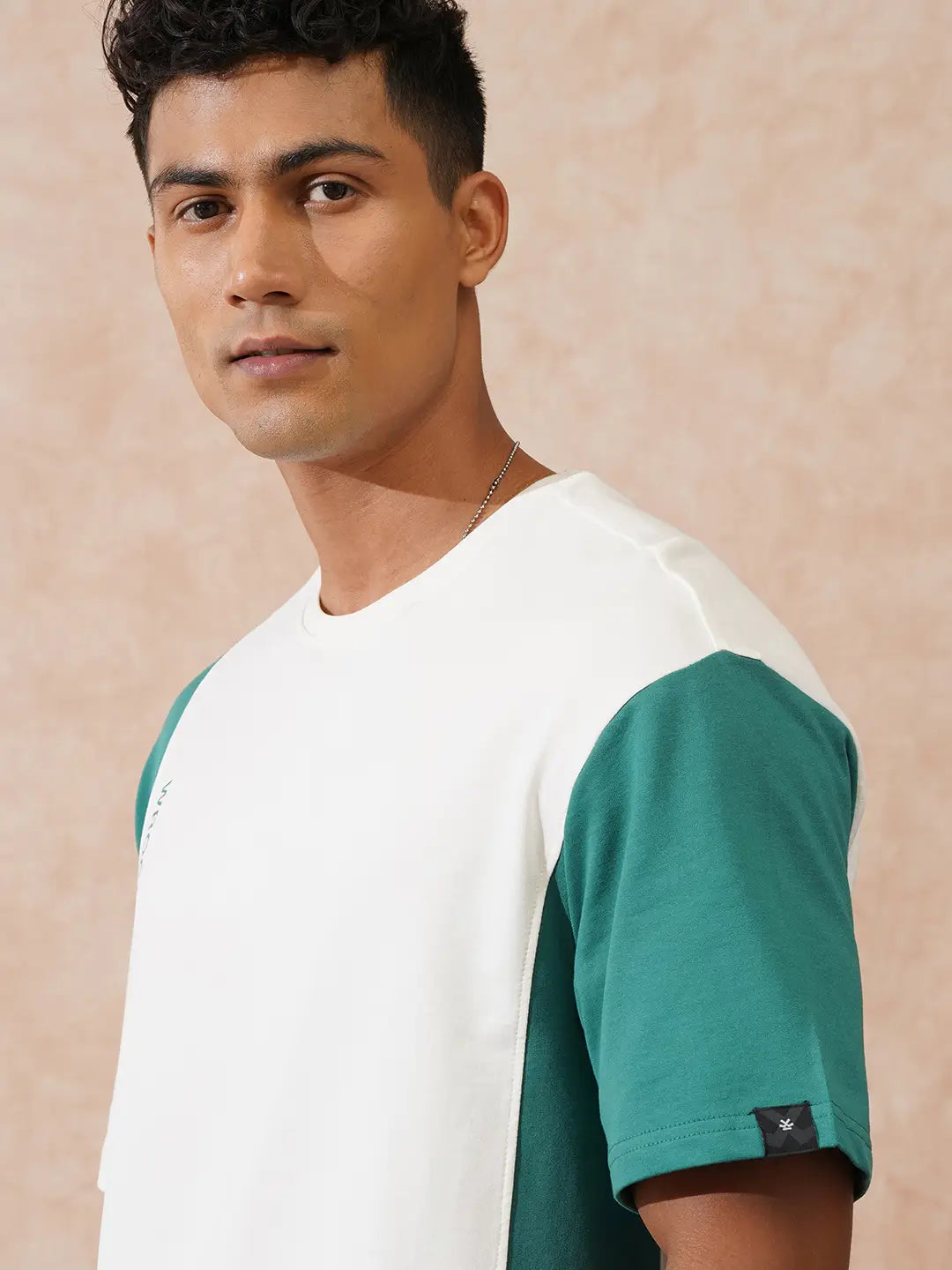 Cut & Sew Oversized T-Shirt | Off White