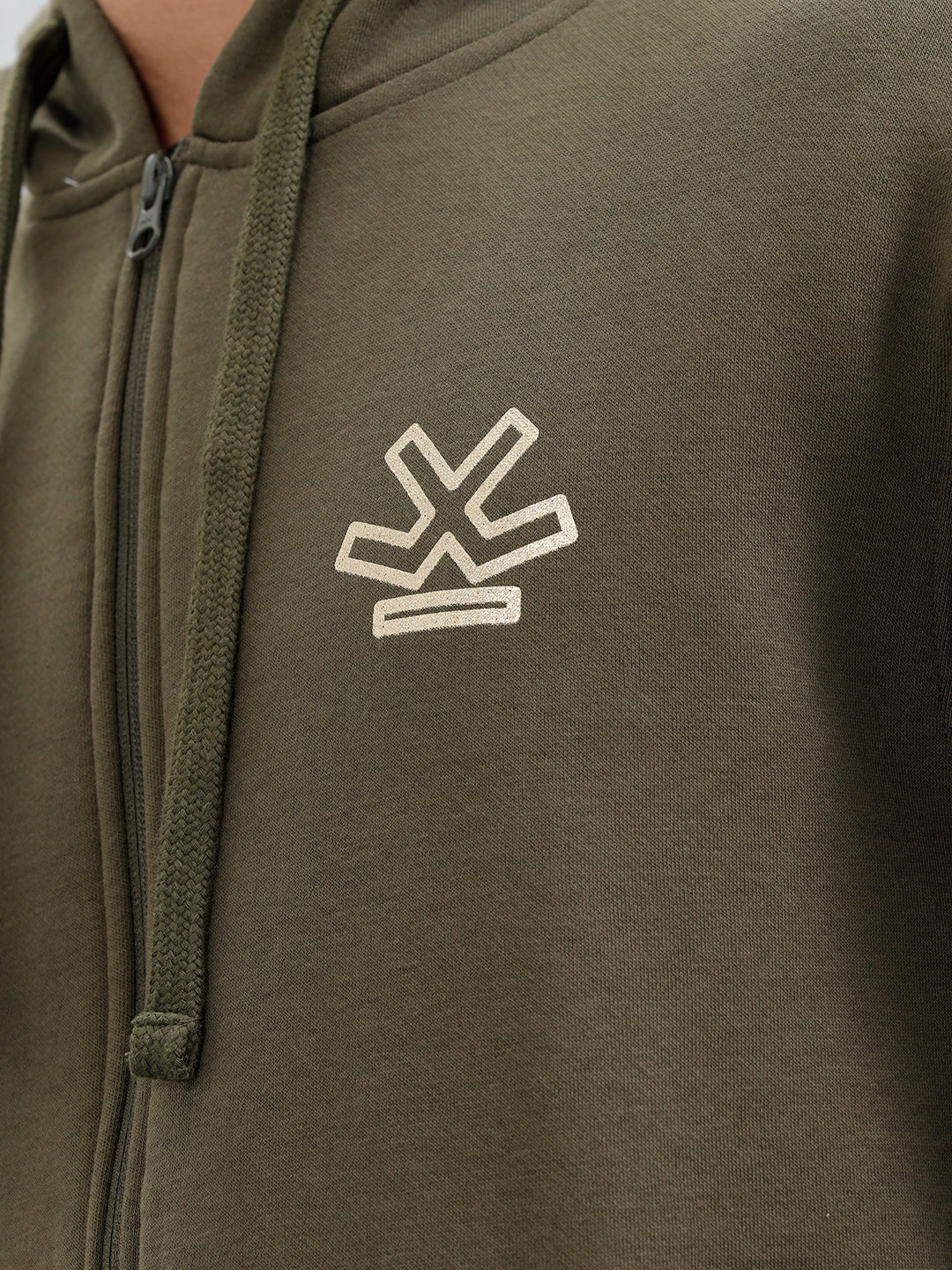 All-Day Casual Comfort Fit Hooded Sweatshirt | Olive