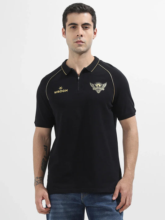 Sunrisers Hyderabad 2025 Limited Edition Polo T-Shirt | Black