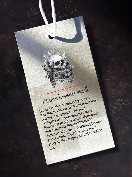 Wrogn X Aliens - Flame Kissed Skull | Black T-Shirt